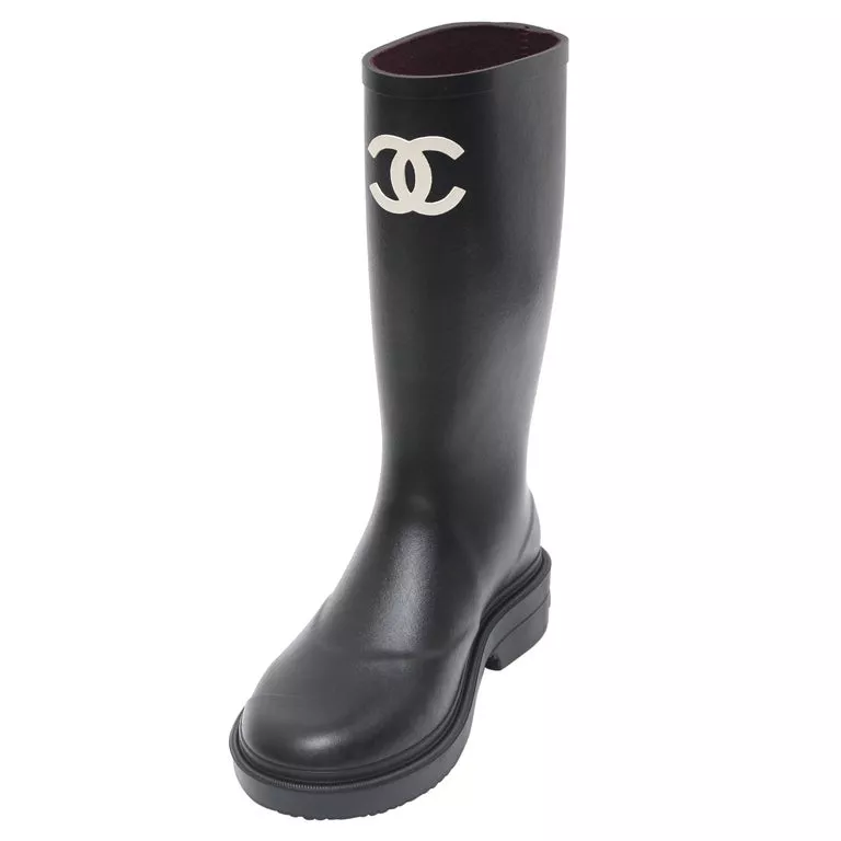 CHANEL 22A Black High Boots … curated on LTK