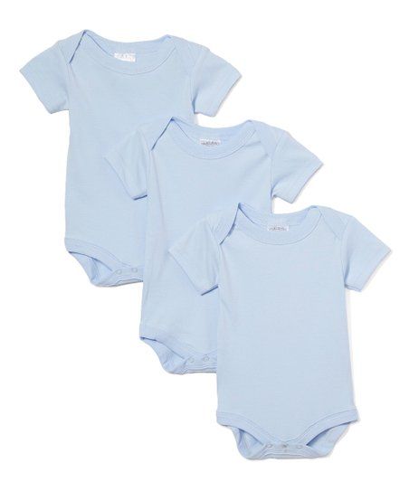 Blue Bodysuit Set - Newborn | Zulily