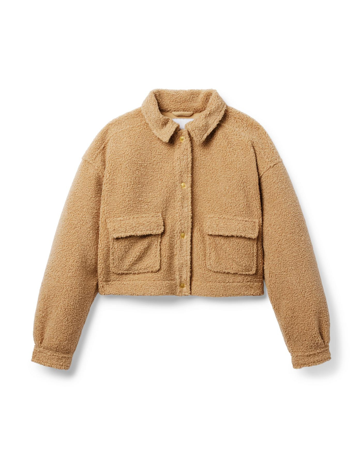 Sherpa Cropped Jacket | Janie and Jack