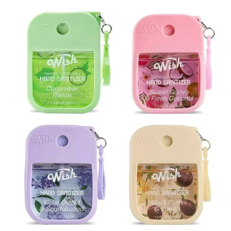 Wish Desinfectante de Manos Spary Tamaño de Viaje en Spray de 4 Piezas 1.2 FL OZ (35ML) Unidad, ... | Walmart (US)