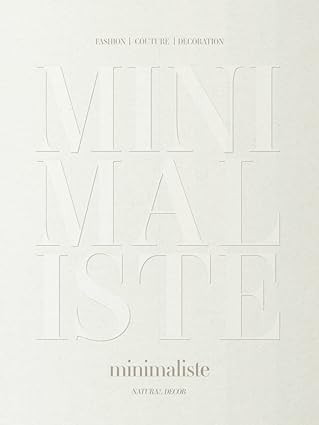 Minimaliste - Decorative Book for Interior Design and Coffee Table Display | Neutral Fabric Aesth... | Amazon (US)