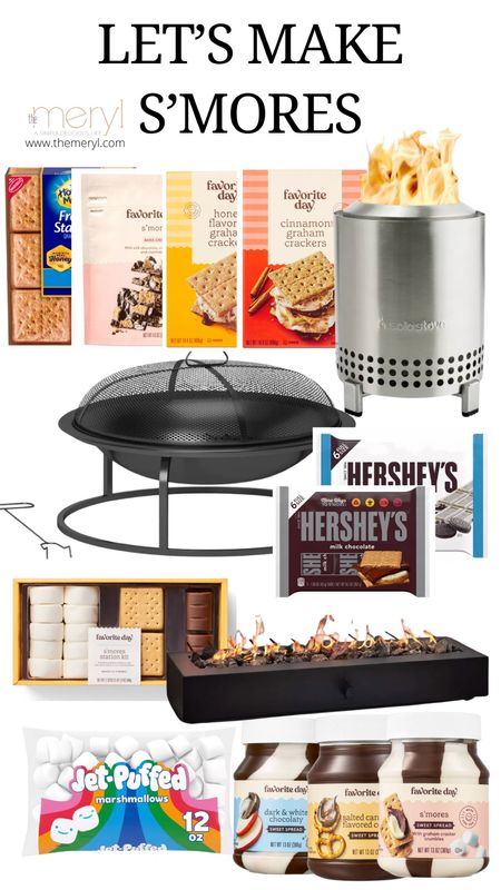 Let’s make s’mores. Roasting marshmallows is always fun and indulging in ooey gooey delicious treats is always a win. 
Fire Pit Solo Stove S’More Kit S’More Spread Target Finds Family Time

#LTKFamily #LTKSeasonal #LTKHome