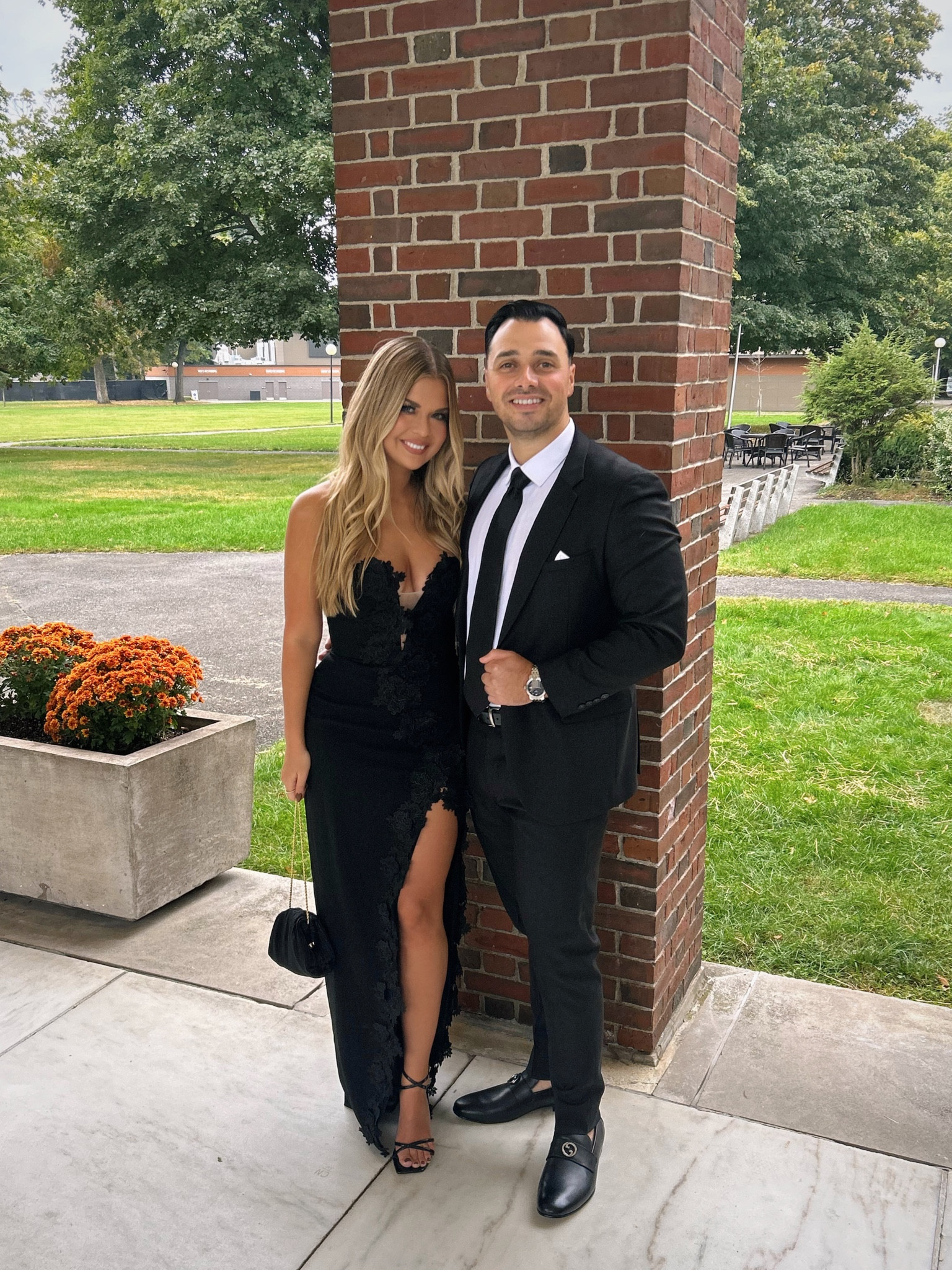 Black tie wedding season ✨ obsessed with the look of all black head to toe for special events. Wore the most flattering gown with black strappy heels and a chic black and gold clutch! Perfect for holiday parties and events too!

#LTKwedding #LTKstyletip #LTKHoliday