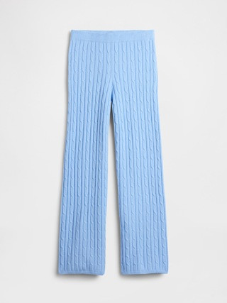 CashSoft Cable-Knit Sweater Pants | Gap (US)