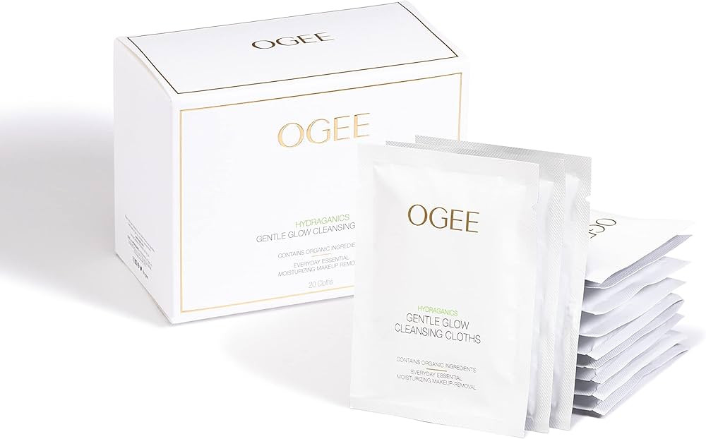 Ogee Women's Gentle Glow Cleansing Cloths (20ct), One Size | Amazon (US)