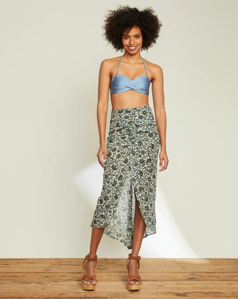 Pixie Ruched Skirt | Veronica Beard