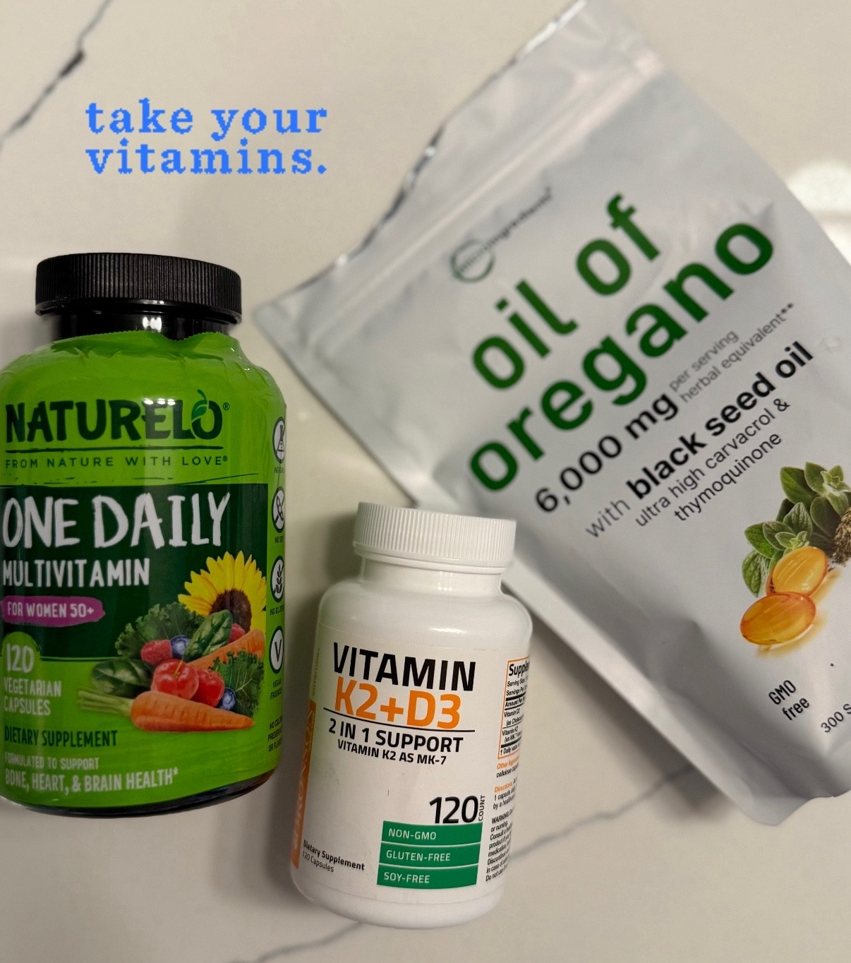 I get asked quite frequently what vitamins I take as a woman over 50. I take these every night before bed. I added Oil of Oregano about 9 months ago as it’s a natural antimicrobial. It targets germs in your system to reduce sickness.

#LTKOver40