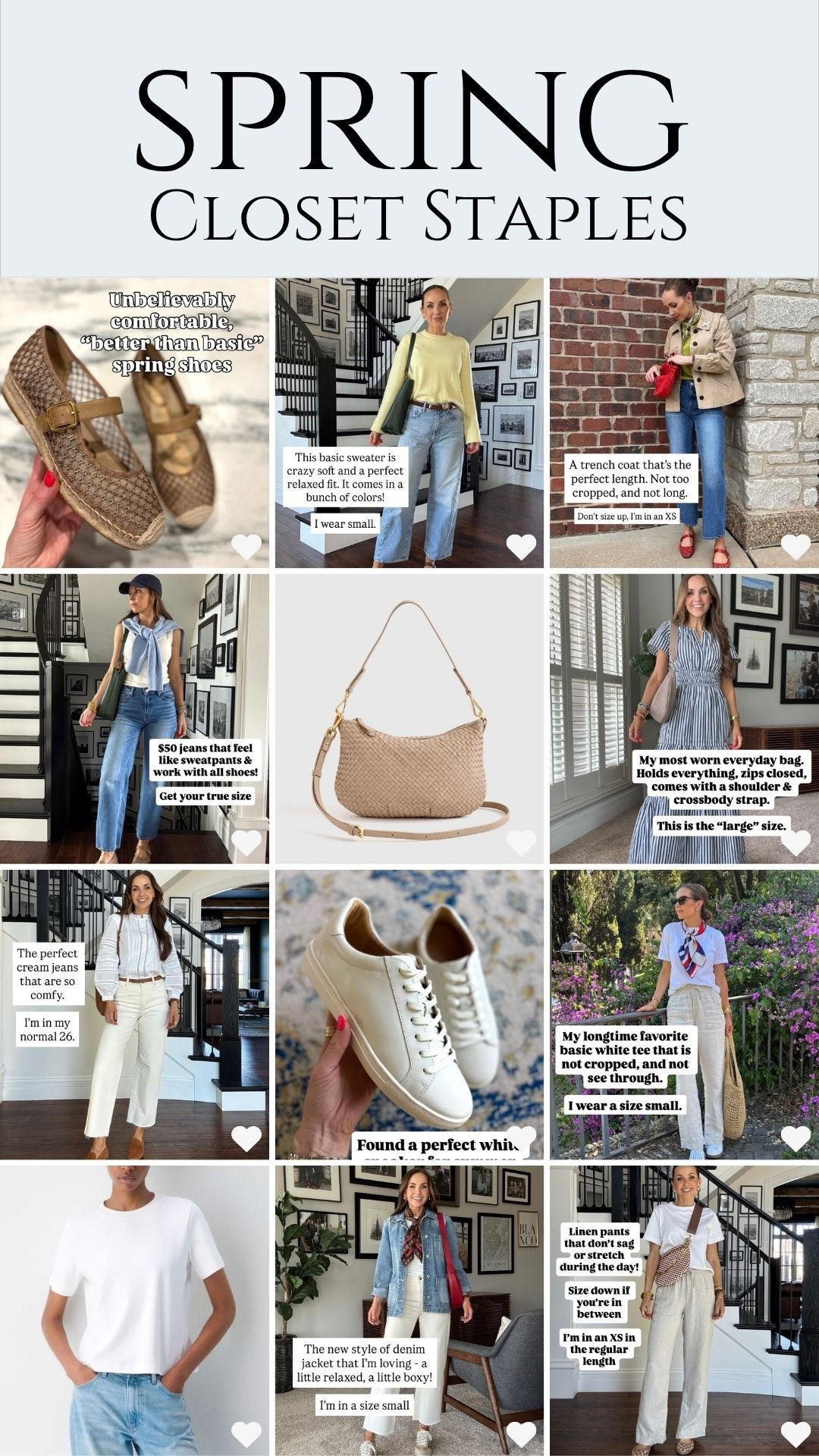 Spring Closet Staples 

#LTKgrwm #LTKSeasonal