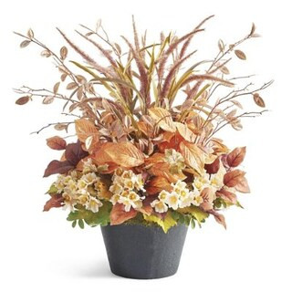 Feathery Fall Mix Urn Filler | Grandin Road | Grandin Road