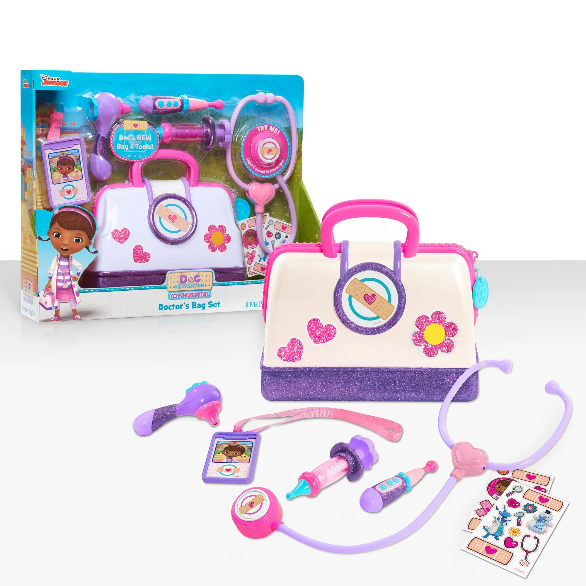 Doc Mcstuffins Toy Hospital Doctor's Bag Set | Walmart (US)