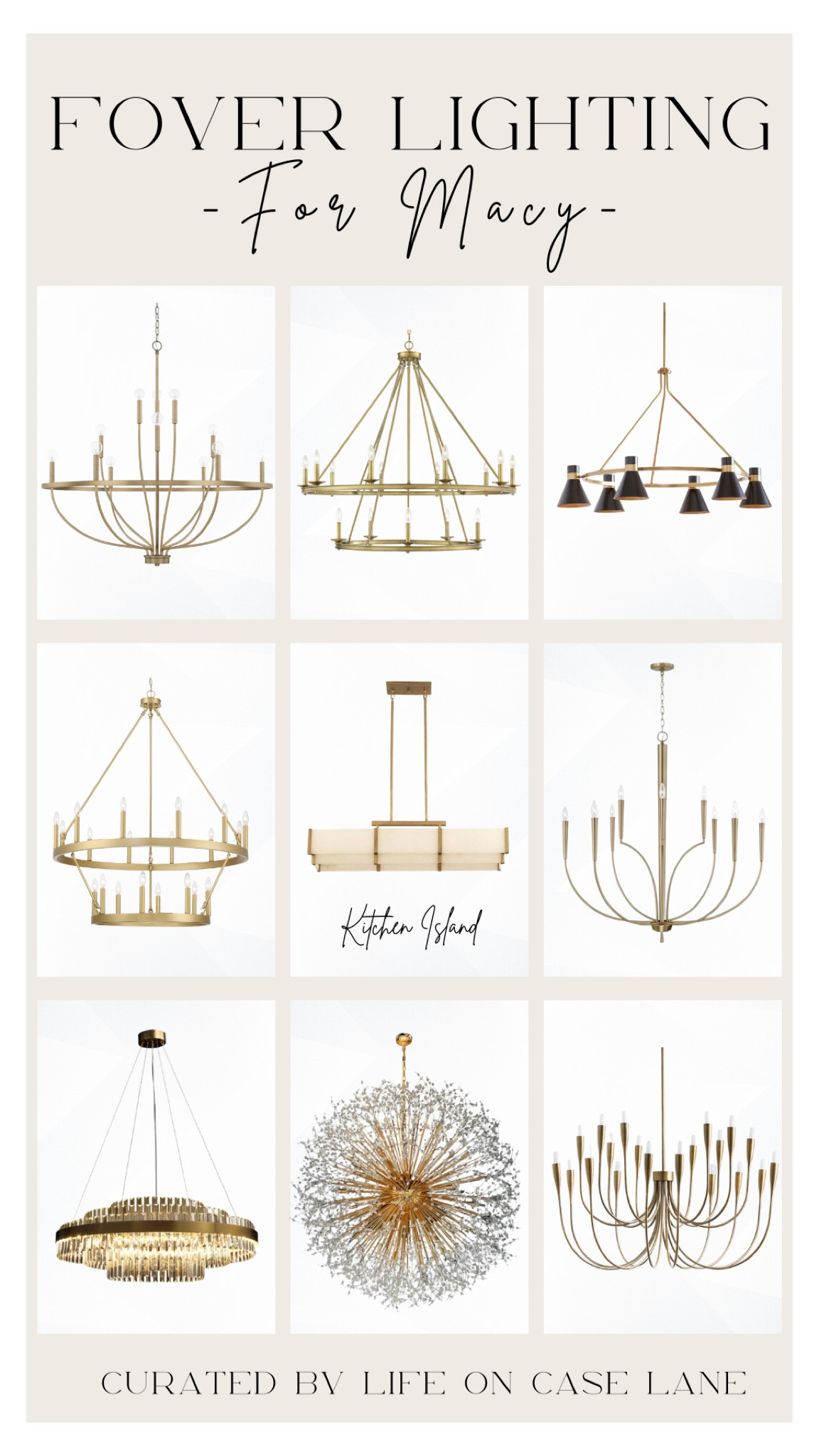 Foyer lighting, tiered chandelier, foyer chandelier, brass chandelier, brass and black chandelier 

#LTKhome