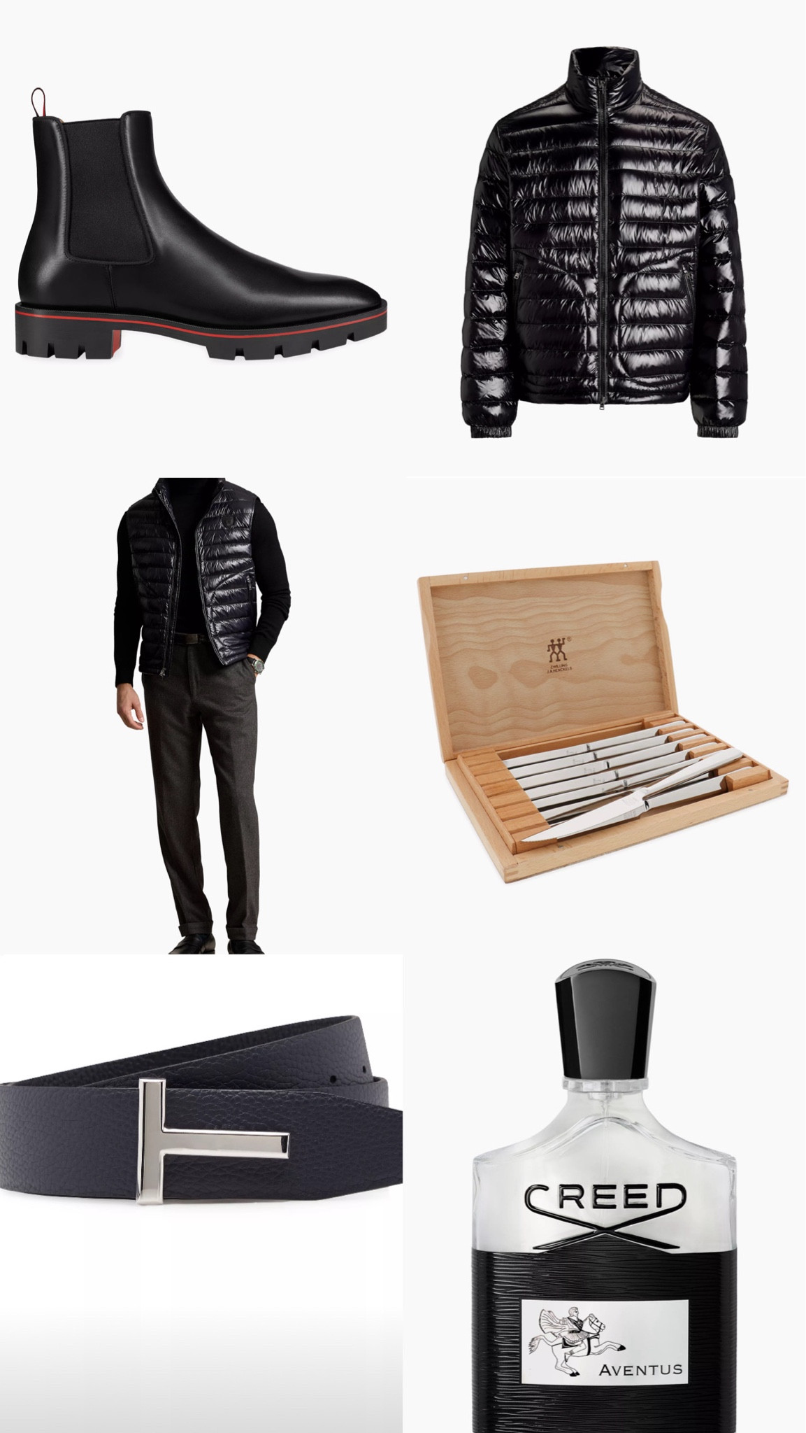 Gifts for him. Christmas sale. Men’s basket . Men’s polo jacket. Men’s cologne . Men’s black belt. Tom ford belt. Creed cologne sale. Steak knife set . Tens red bottoms 

#LTKSeasonal #LTKHoliday #LTKGiftGuide