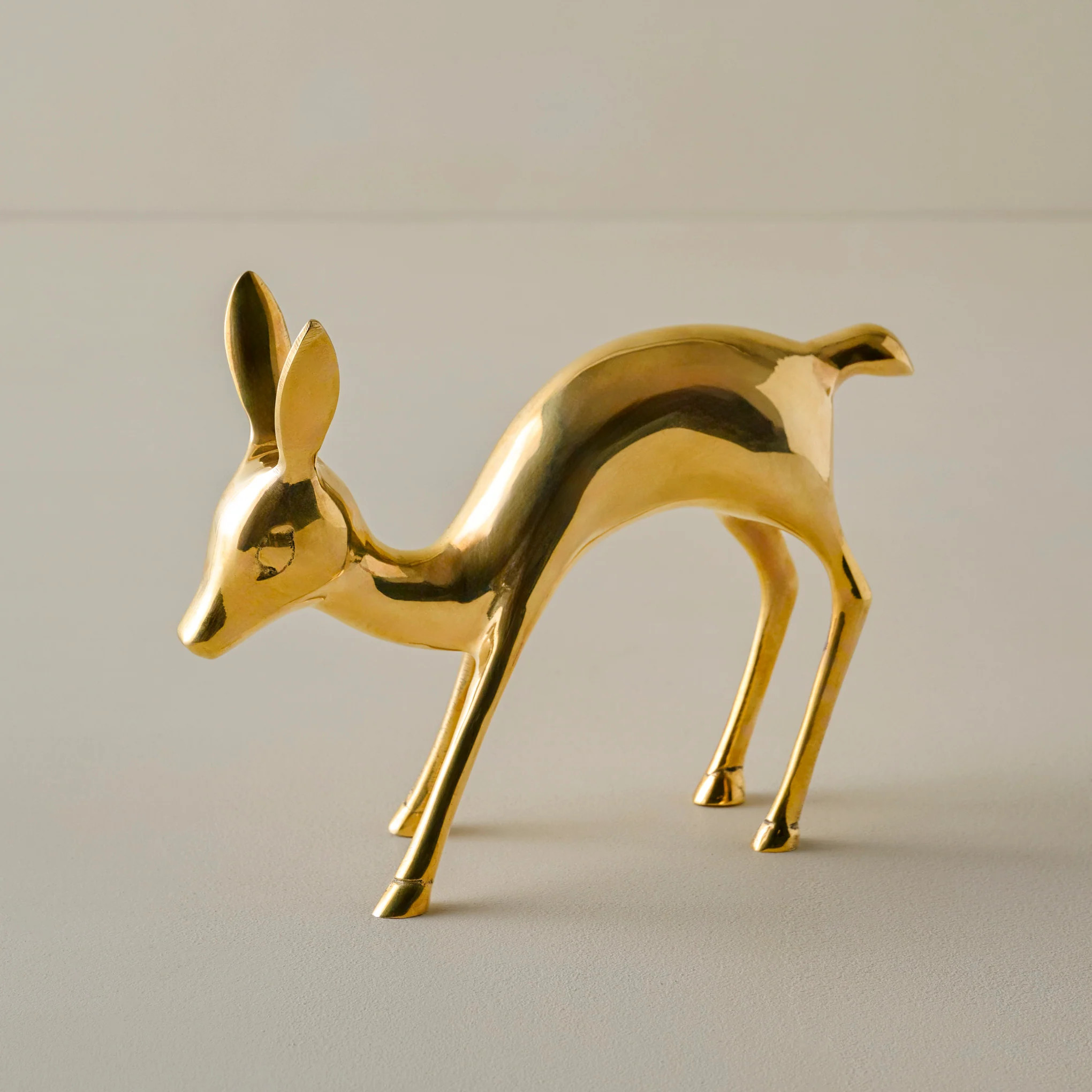 Decorative Brass Deer | Magnolia