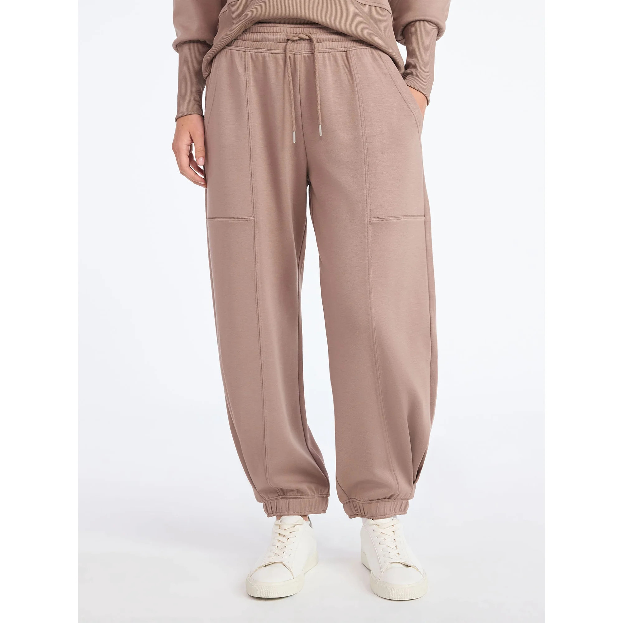 Scoop Women's and Women's Plus New Scubaknit Barrel Pants, Sizes XS-4X | Walmart (US)