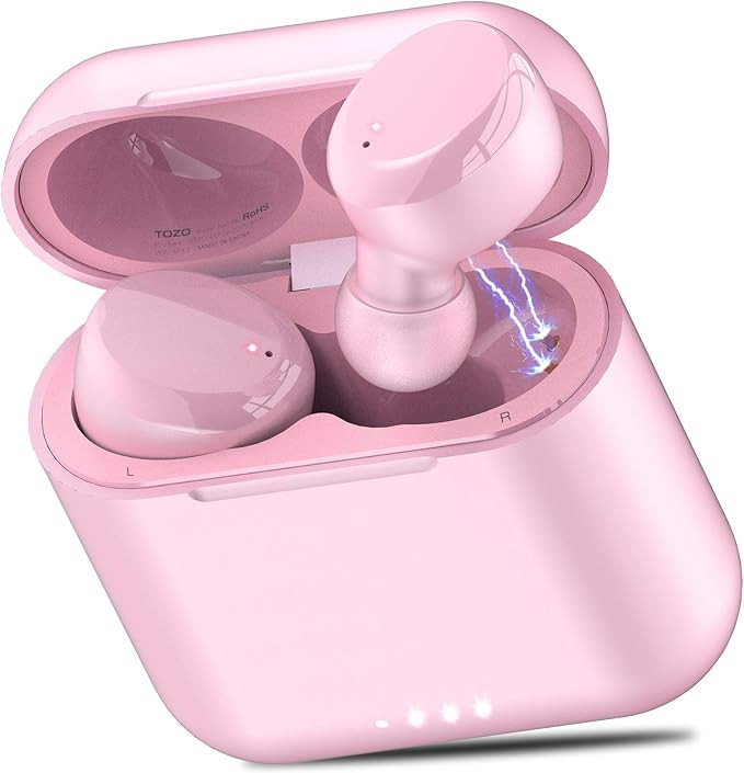 TOZO T6 True Wireless Earbuds Bluetooth Headphones Touch Control with Wireless Charging Case IPX8... | Amazon (US)
