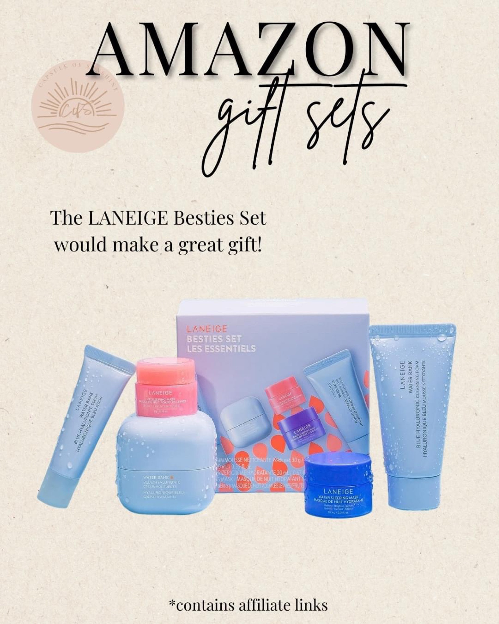 ✨The Laneige Besties Set would make a GREAT gift for the Holidays! 👇🏼 

#founditonamazon #skincare #amazonbeauty 

#LTKbeauty #LTKGiftGuide #LTKU