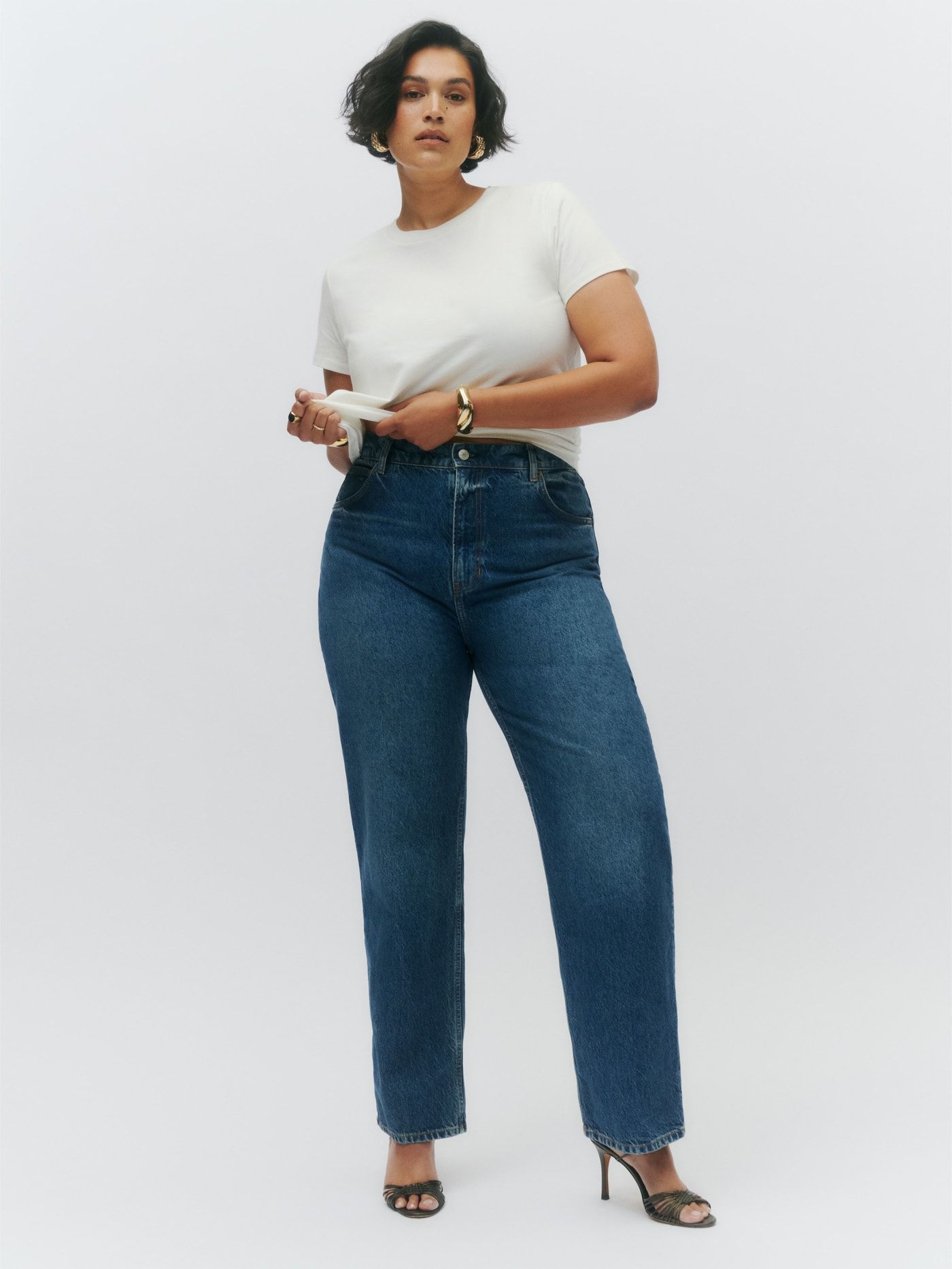 Abby High Rise Straight Jeans | Reformation (US & AU)