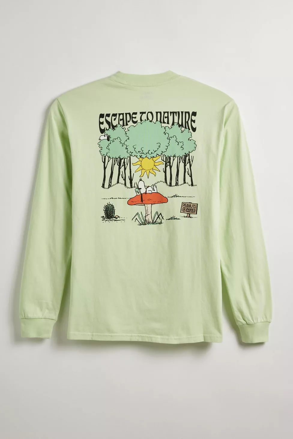 Parks Project X Peanuts UO Exclusive Escape Long Sleeve Tee | Urban Outfitters (US and RoW)