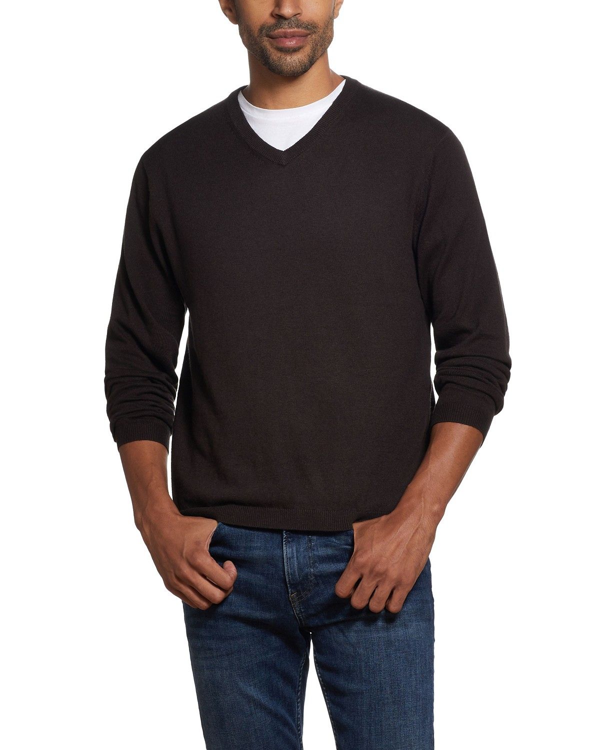 Weatherproof Vintage Men's V-Neck Cashmere Blend Sweater & Reviews - Sweaters - Men - Macy's | Macys (US)