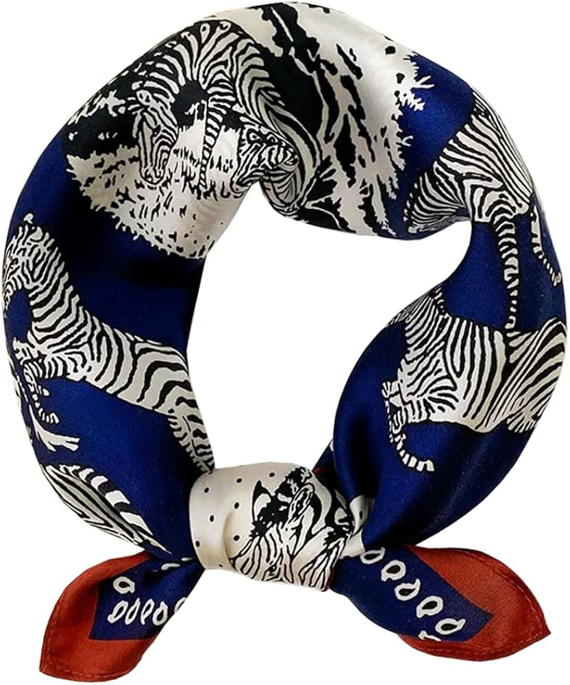 ANDANTINO 100% Real Mulberry Silk Scarf -21'' x 21''- Lightweight Neckerchief \u2013Women Men Sma... | Amazon (US)