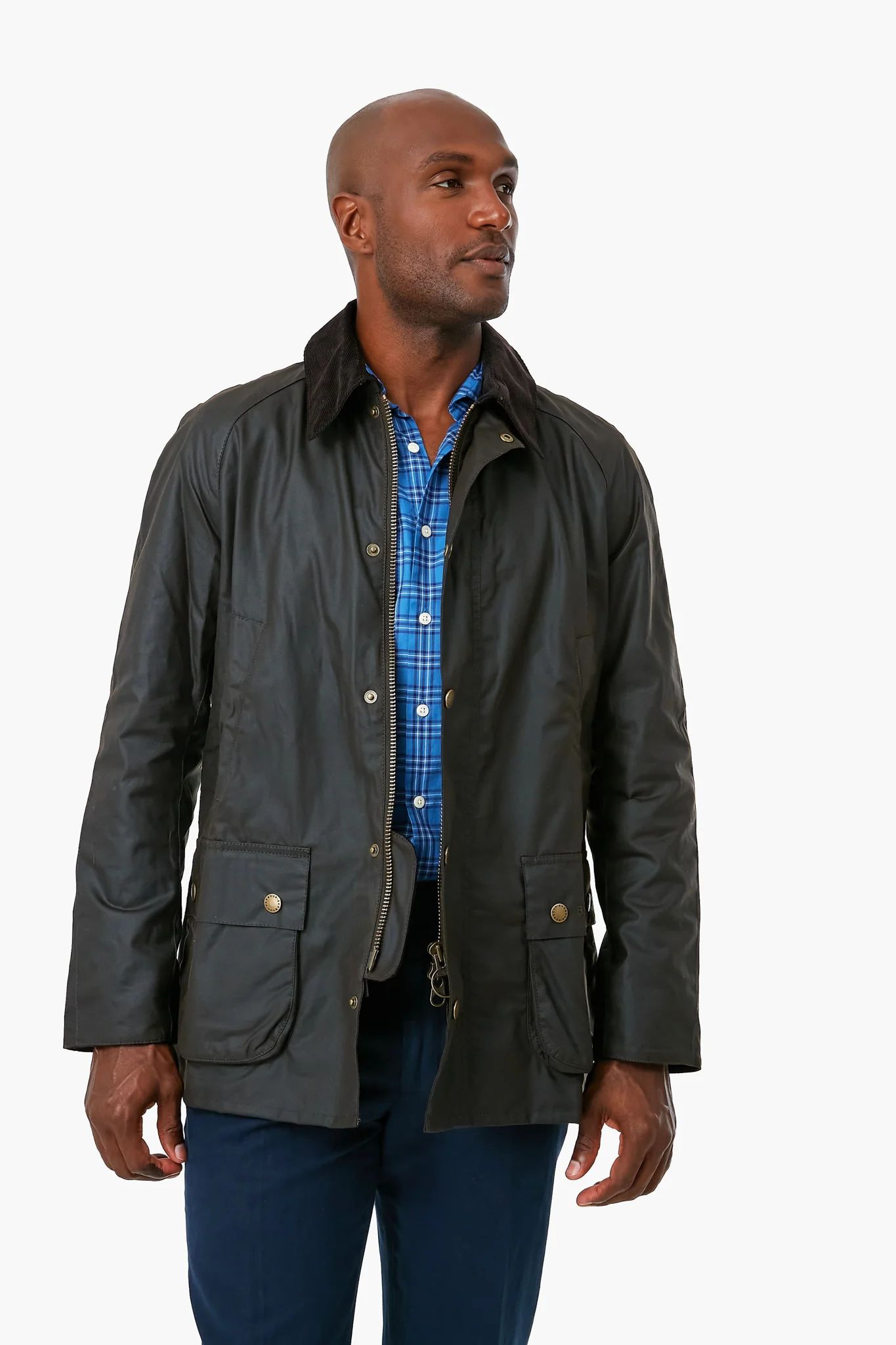 Olive Ashby Wax Jacket 
                Barbour | Tuckernuck (US)