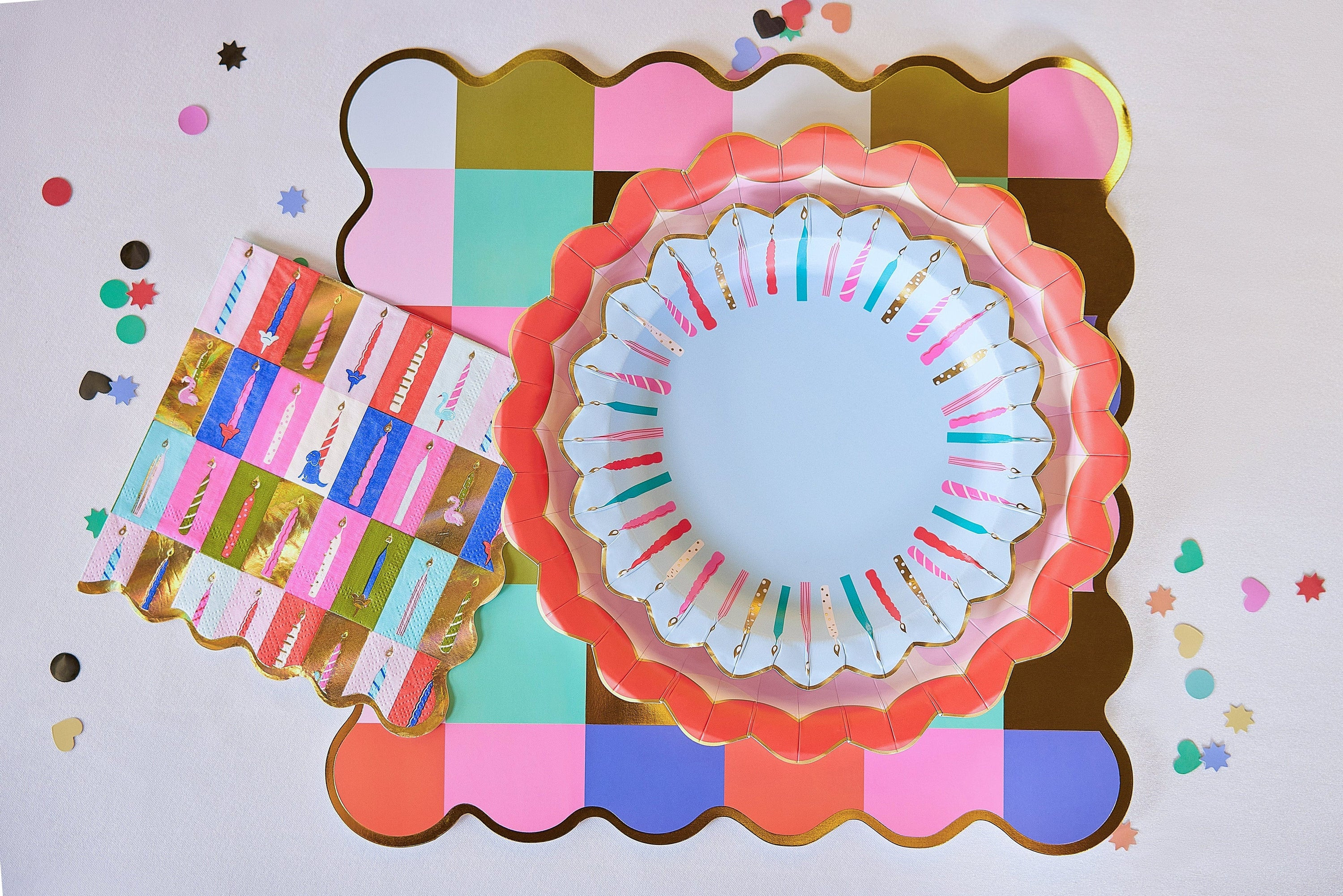 Birthday Wishes Tableware Party Kit | Packed Party