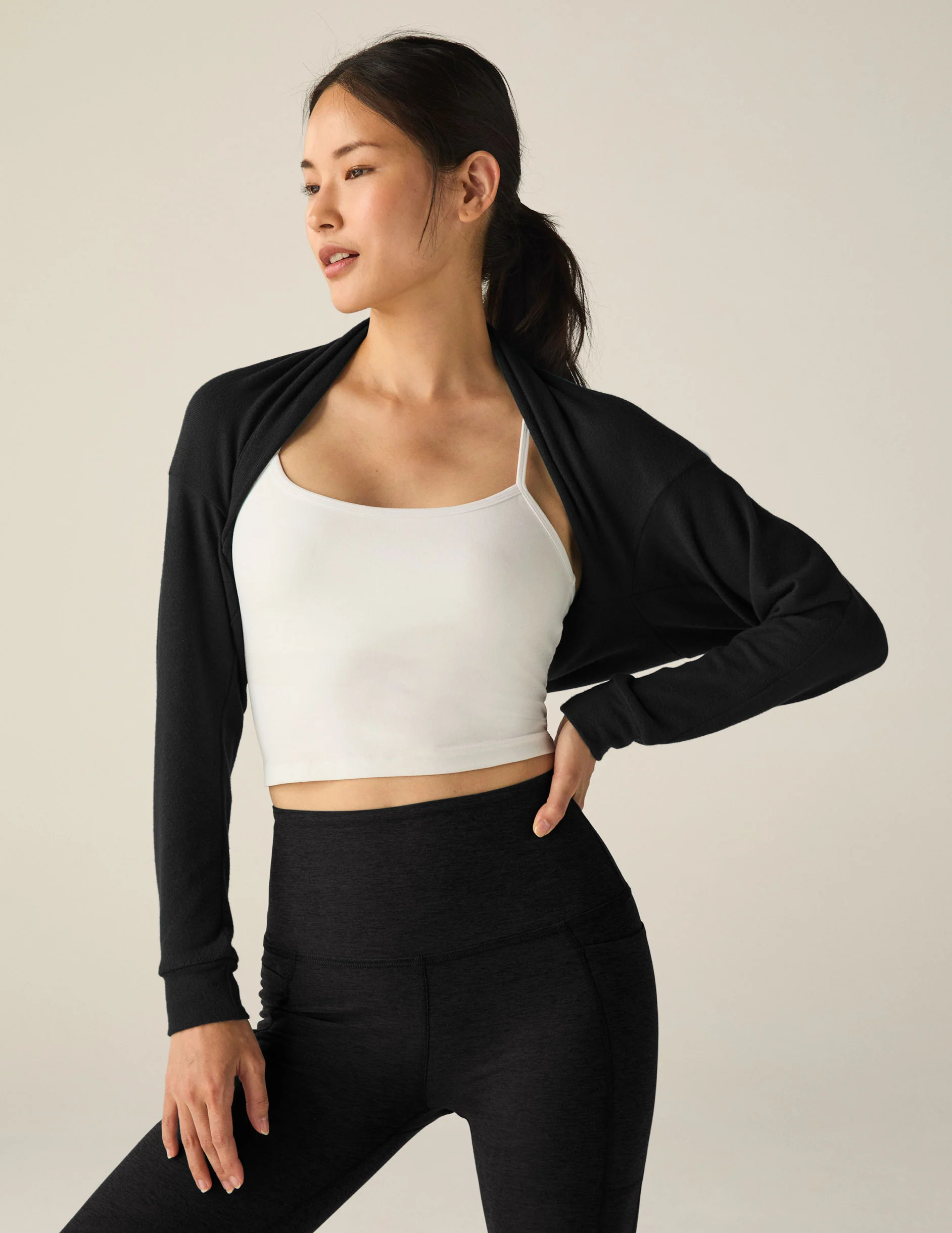 Duet 2-Way Convertible Shrug | Beyond Yoga | Beyond Yoga