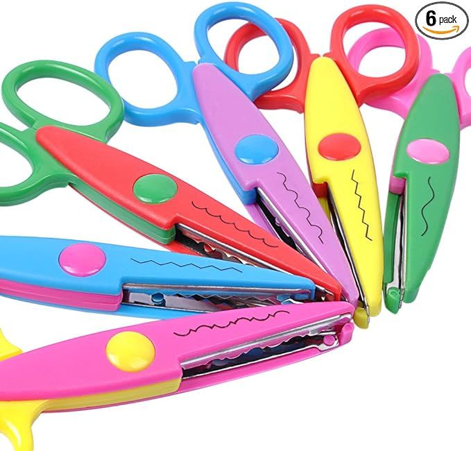 UCEC Craft Scissors Decorative Edge, Scissors for Crafting, Craft Scissors, Zig Zag Scissors, Kid... | Amazon (US)