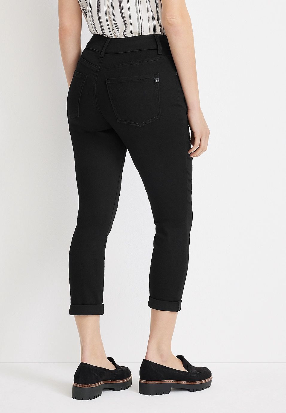 m jeans by maurices™ Cool Comfort Curvy Cropped High Rise Jegging | Maurices