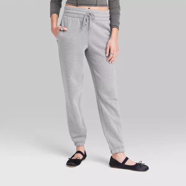Women's High-Rise Tapered Joggers - Wild Fable™ | Target