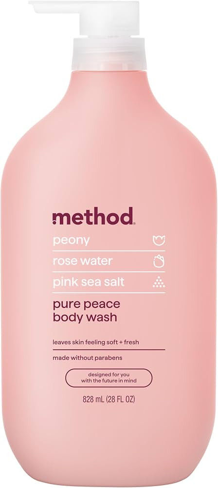 Method Body Wash, Pure Peace, Paraben and Phthalate Free, 28 oz (Pack of 1) | Amazon (US)