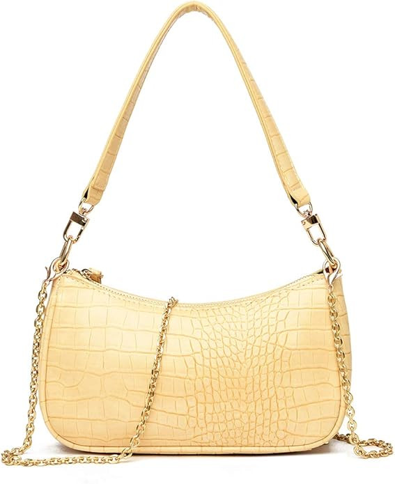 DOREAMALOE Shoulder Bag Retro Classic Purse Clutch Shoulder Tote HandBag with Zipper Closure for ... | Amazon (US)