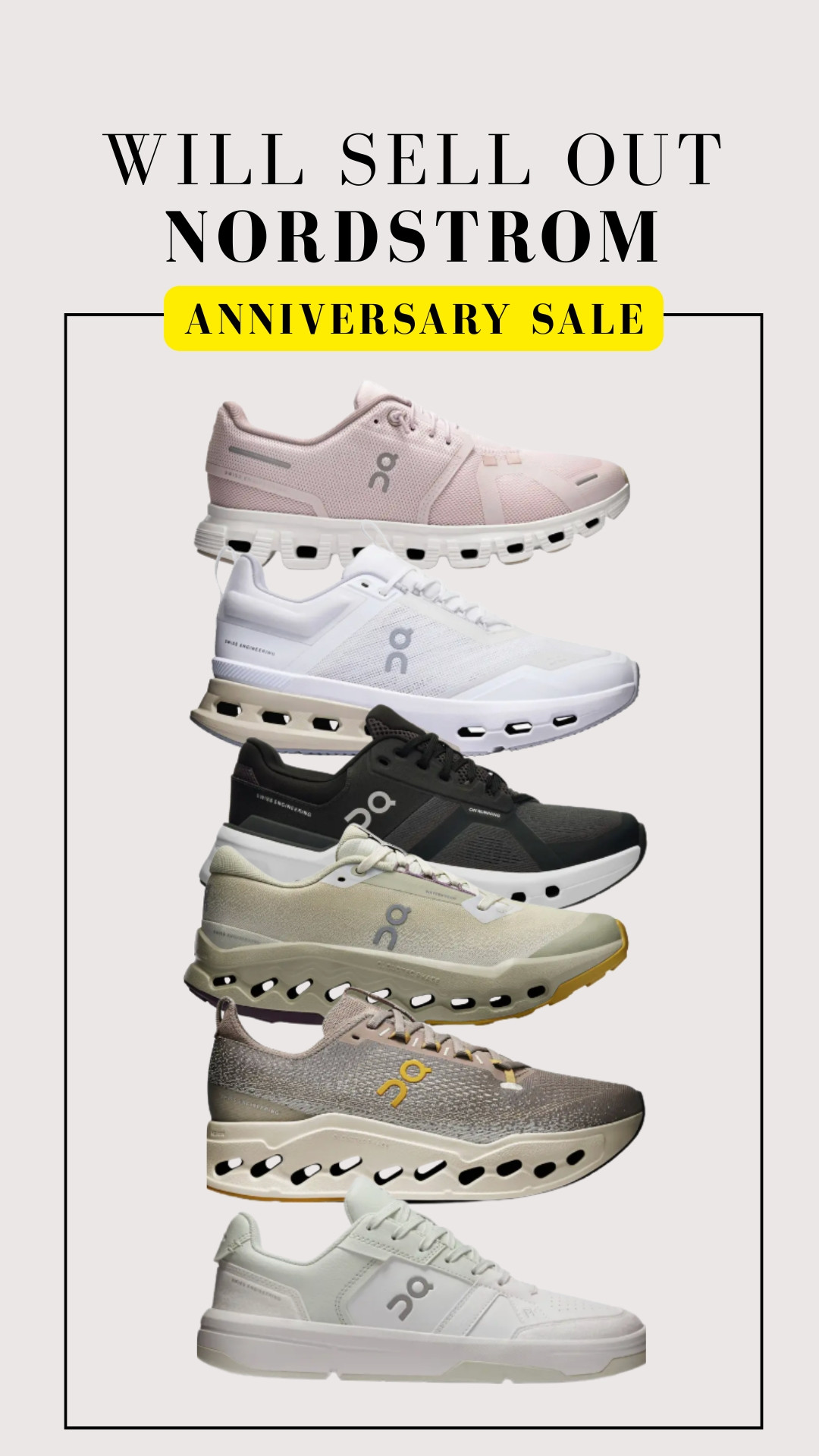 The On Cloud styles I’d grab ASAP from the Nordstrom Sale ☁️ These are the sneakers I have a feeling won’t stay in stock for long — comfortable, timeless, and an everyday staple you’ll wear on repeat. 🤍 

 #LTKSaleAlert