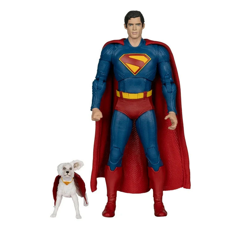 Superman and Krypto (DC Multiverse) Superman Movie Deluxe Theatrical Edition 7" Figure - McFarlan... | Walmart (US)