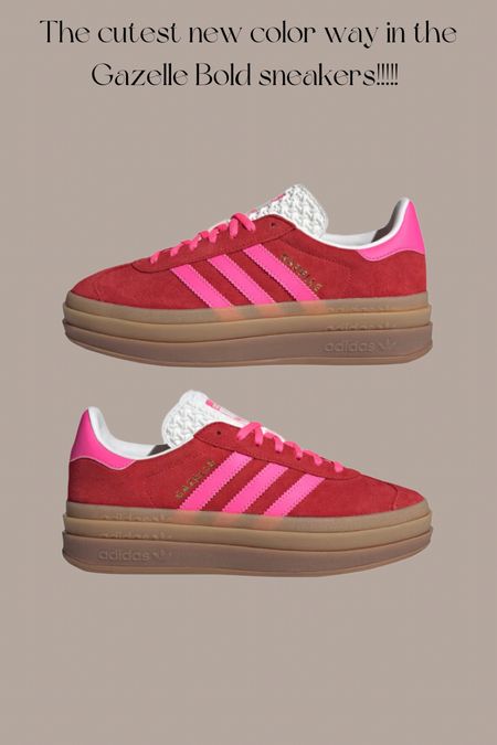 Newest color way in the Adidas Gazelle Bold! These will sell out fast!

#LTKshoecrush #LTKstyletip #LTKSeasonal