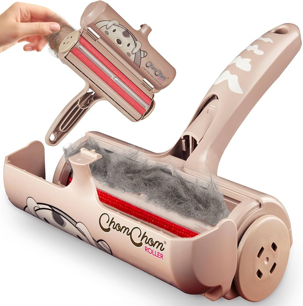 Chom Chom Roller Pet Hair Remover - ChomChom Reusable Dog and Cat Lint Rollers for Furniture, Cou... | Amazon (US)