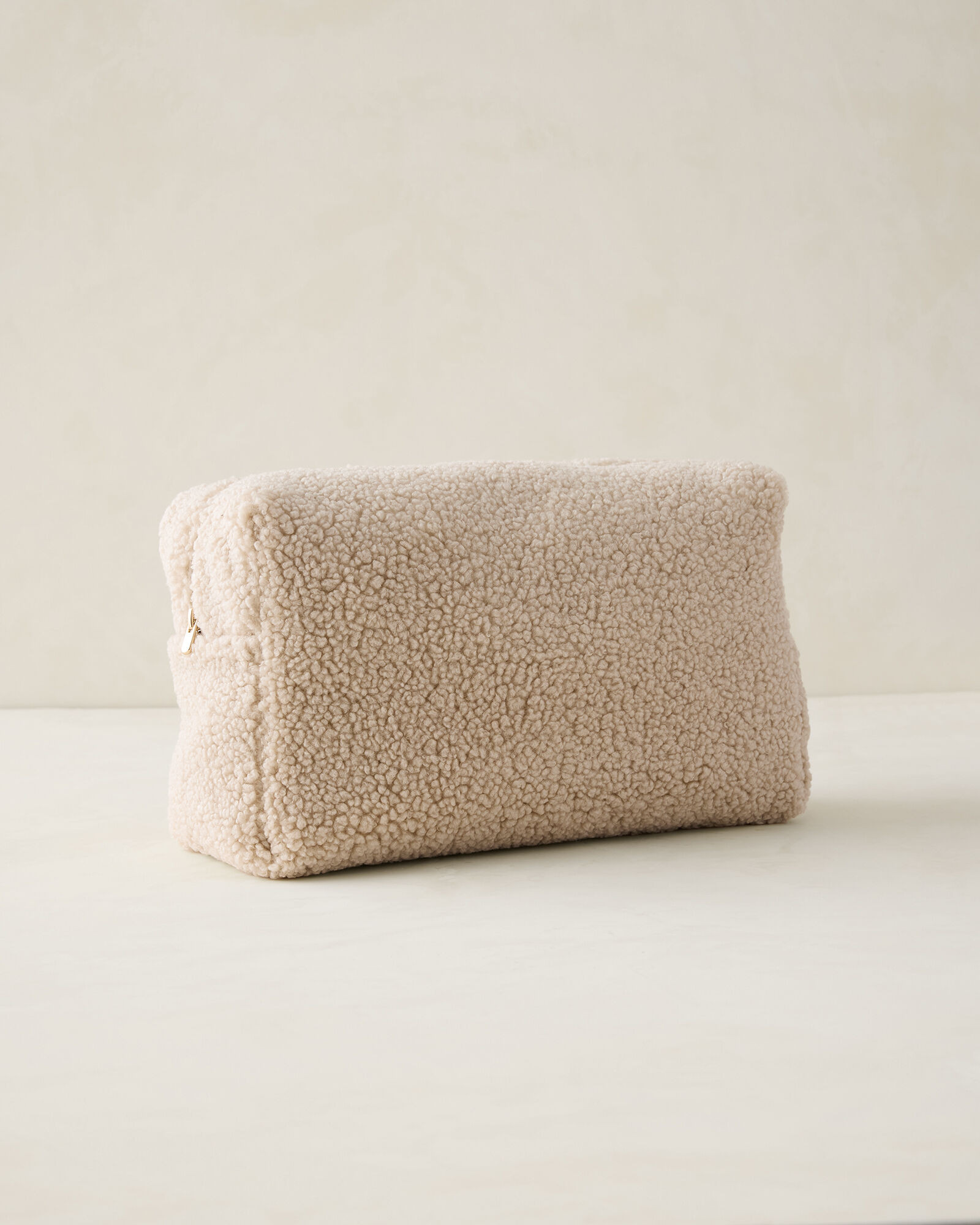 Curly Sherpa Toiletries Bag, Large | Talbots