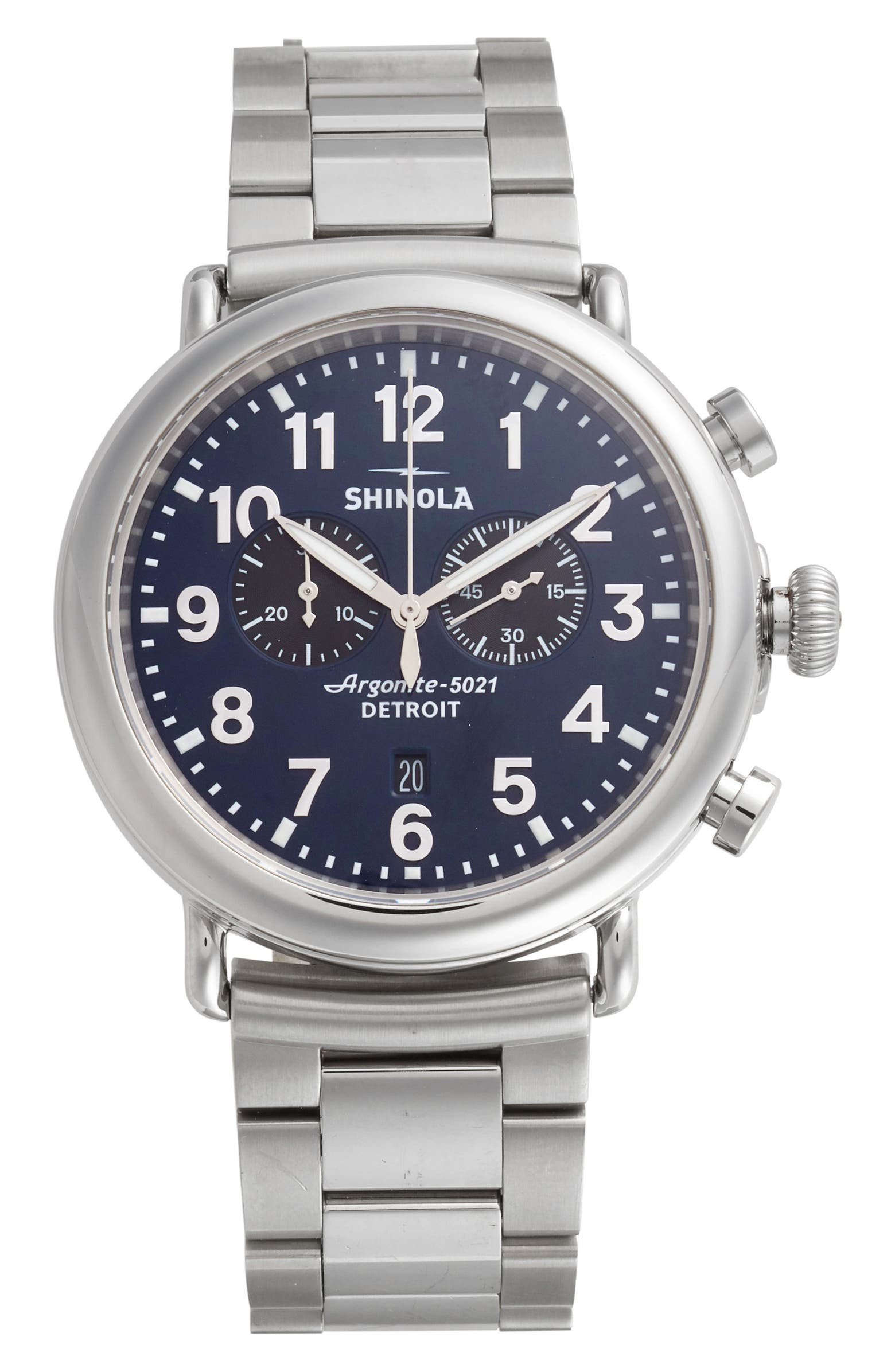 Runwell Chronograph Bracelet Watch, 47mm | Nordstrom