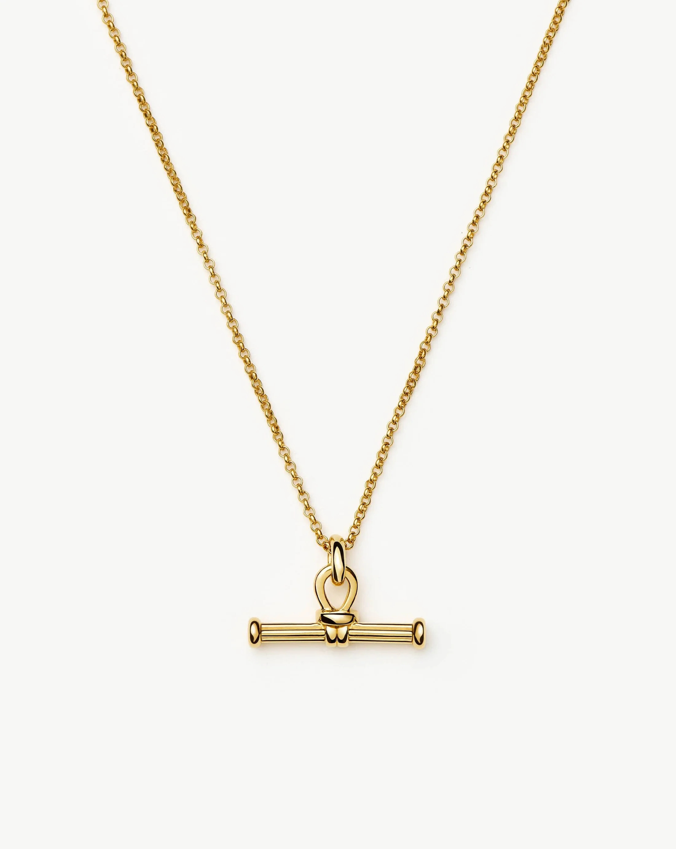 Ridge T-Bar Gold Chain Necklace | Missoma US | Missoma US