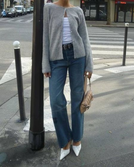 recreating Pinterest outfits ~ spring edition 

~ fuzzy gray cardigan
~ white cami
~ blue flared denim 
~ white bow sling-backs
~ quilted tan bag
~ double grommet belt 


#LTKU #LTKstyletip #LTKSeasonal