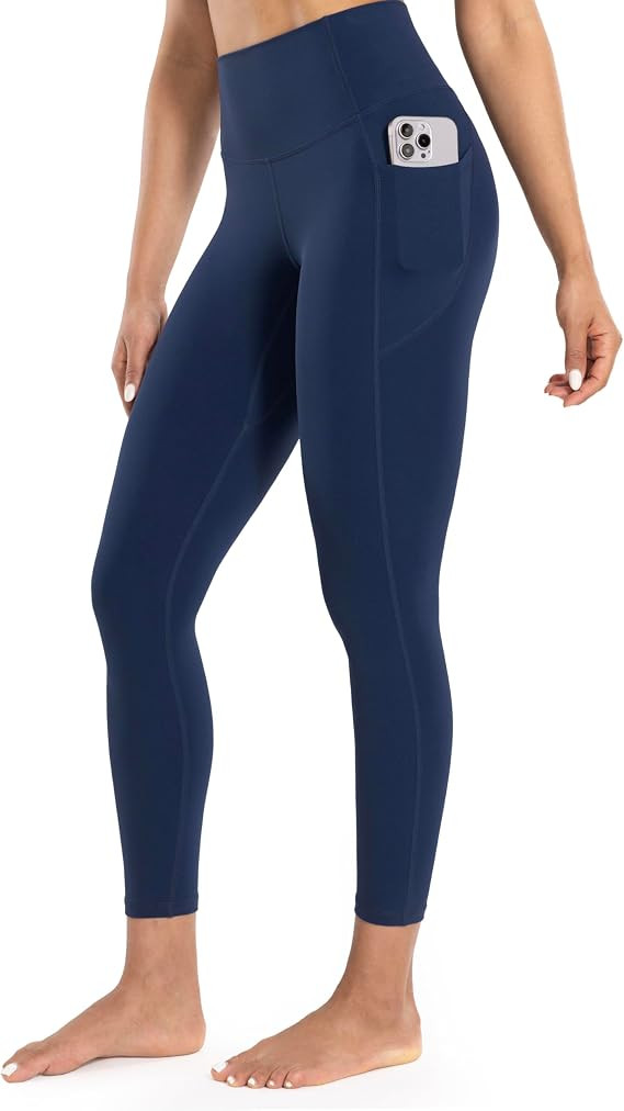 ENERBLOOM Workout Leggings with Pockets for Women High Waist 25"/28" | Amazon (US)