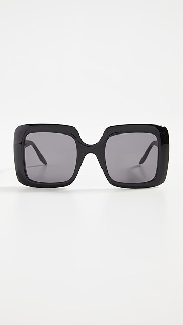 Thick Oversize Square Sunglasses | Shopbop