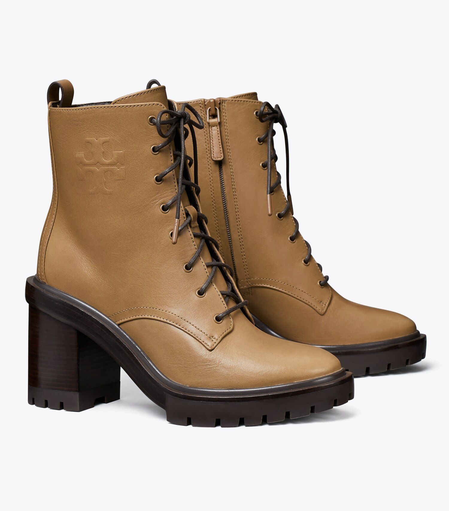 Double T Lug Boot: Women's Designer Ankle Boots | Tory Burch | Tory Burch (US)