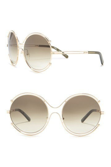 Chloe | 59mm Round Sunglasses  | Nordstrom Rack | Nordstrom Rack