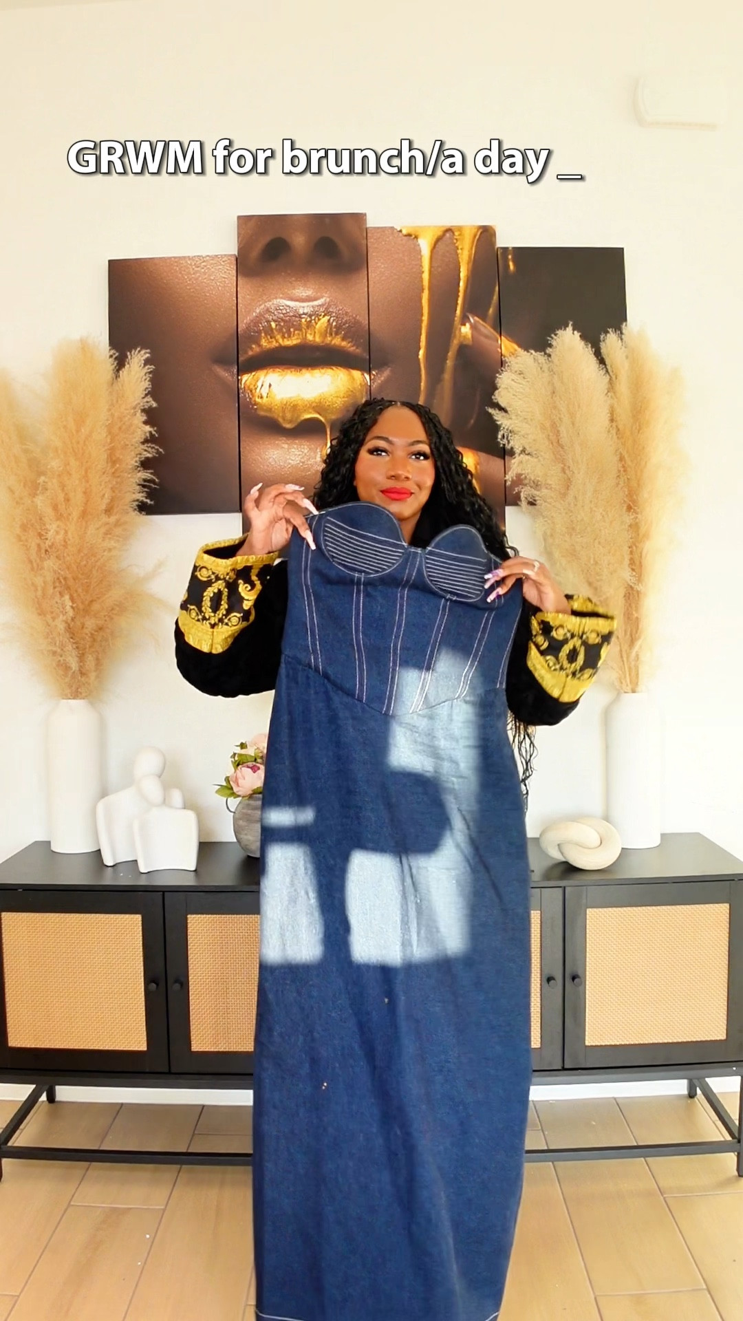 Cute denim dress perfect for a day event 

#LTKparties #LTKVideo #LTKstyletip