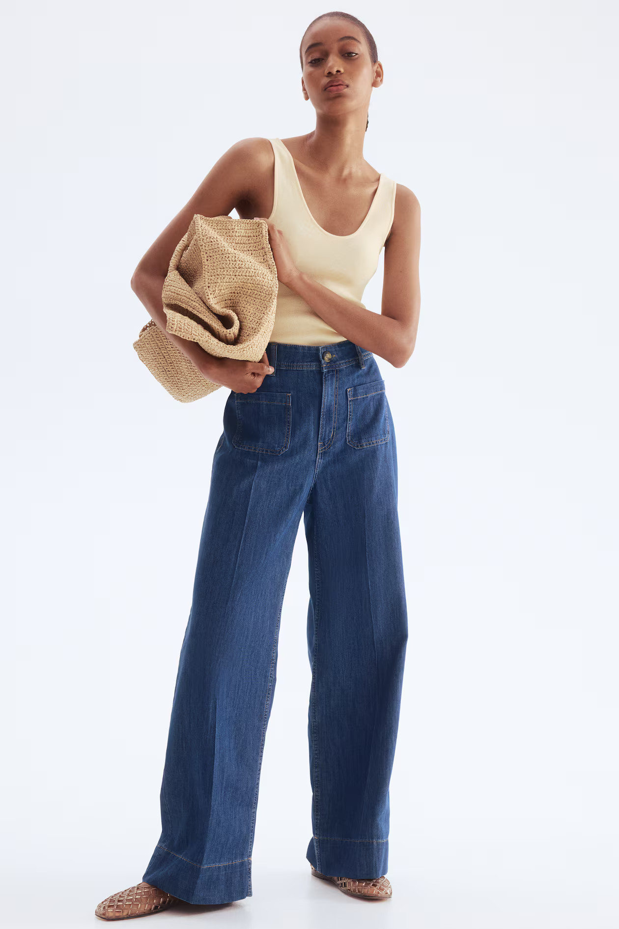 Wide High Jeans | H&M (FR, IT, ES, PT, BE)