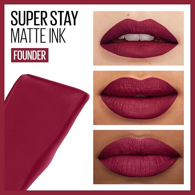 Maybelline Super Stay Matte Ink Liquid Lipstick Makeup, Long Lasting High Impact Color, Up to 16H... | Amazon (US)