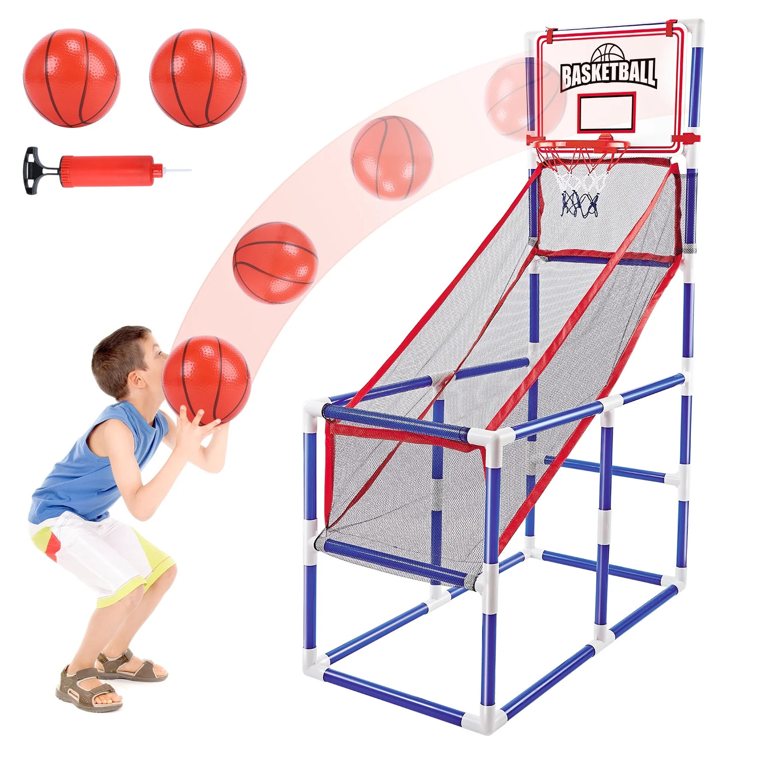 JoyStone Kids Basketball Hoop Arcade Game, Basketball Hoop Indoor Outdoor W/2 Balls, Basketball G... | Walmart (US)