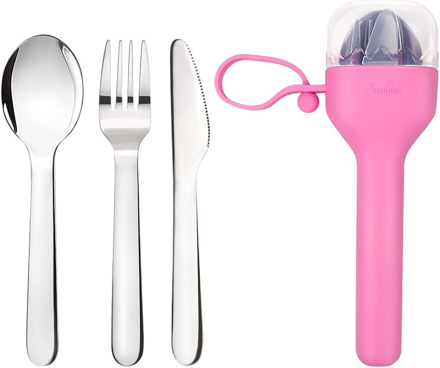 Sophico Travel Utensils Set for Camping and Kids Lunch Box, Stainless Steel Fork and Spoon, Knife... | Amazon (US)
