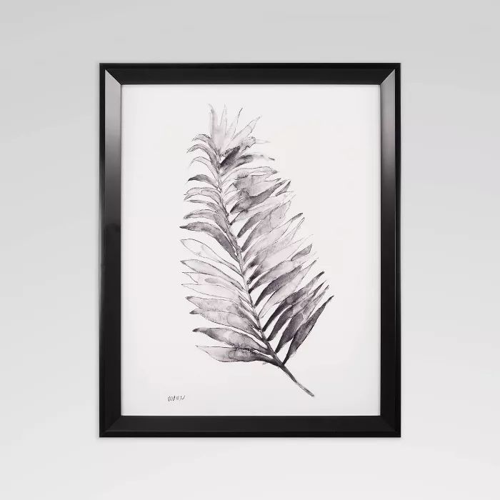 18" x 22" Frond I  Framed Recessed Box Wall Art - Threshold™ | Target